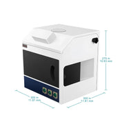Close-up view showing the precise design and material of StonyLab Darkroom UV Analyzer Cabinet