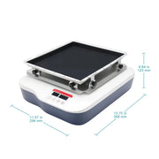 Close-up view showing the precise design and material of StonyLab Programmable Orbital Shaker