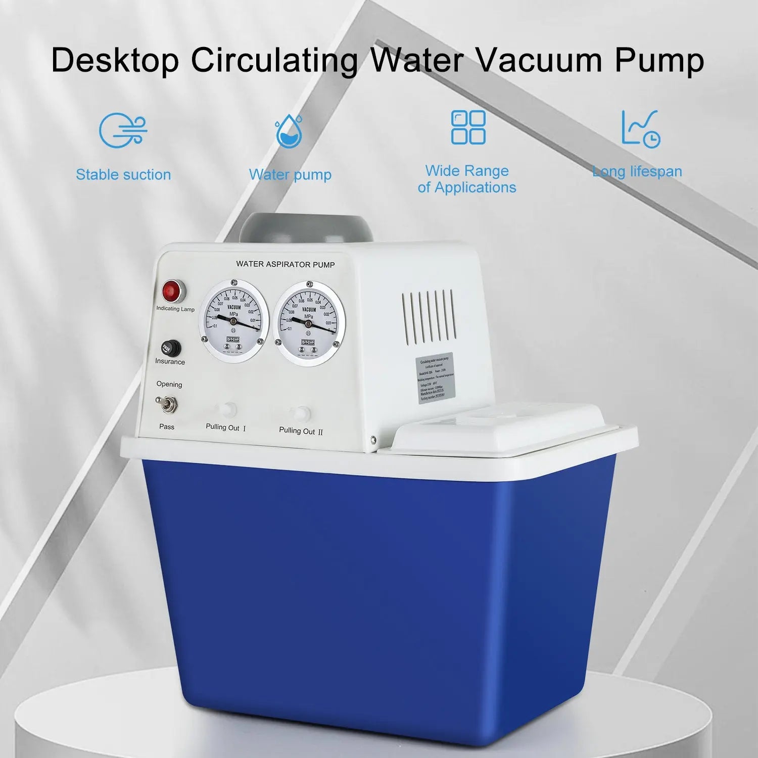 StonyLab Circulating Water Vacuum Pump heavy duty chemical processing configuration