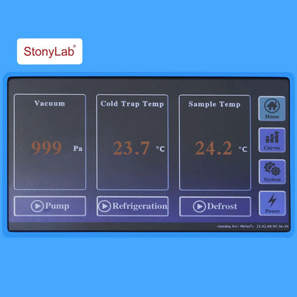 Desktop Freeze Dryer, -60°C Temp Control, Freeze-Drying Area from 0.08㎡ to 0.12㎡ - StonyLab Dryers - Freeze 