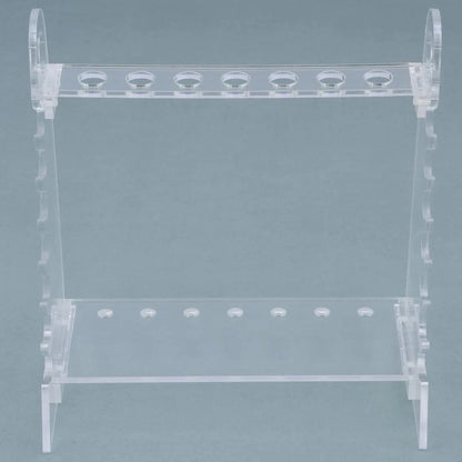 Detachable Plexiglass Pipette Holder Stand Pipet Rack with 1.5 cm Hole Diameter Racks