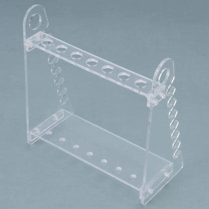 Detachable Plexiglass Pipette Holder Stand Pipet Rack with 1.5 cm Hole Diameter Racks