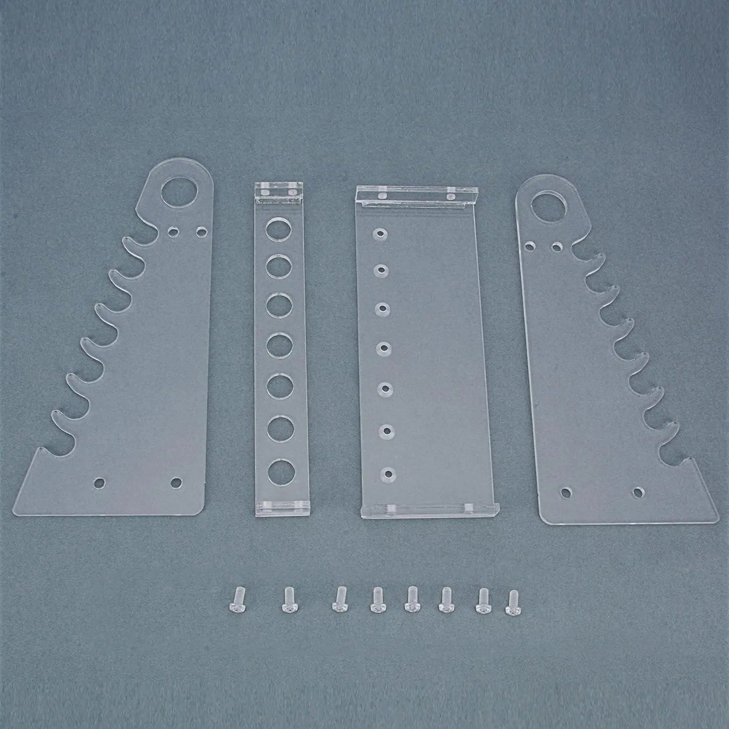 Detachable Plexiglass Pipette Holder Stand Pipet Rack with 1.5 cm Hole Diameter Racks