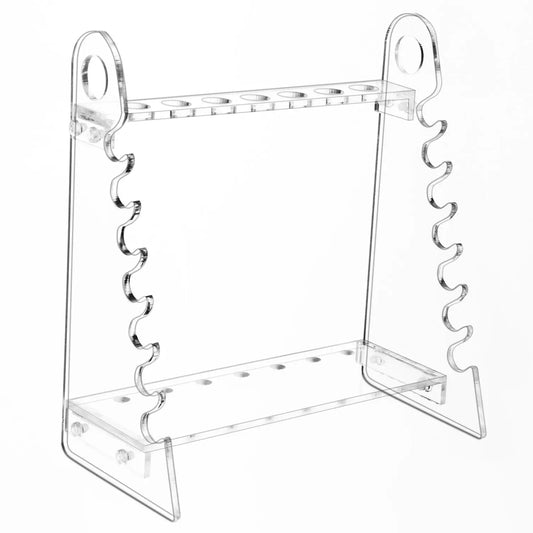 Detachable Plexiglass Pipette Holder Stand Pipet Rack with 1.5 cm Hole Diameter - StonyLab Racks 1.5-cm