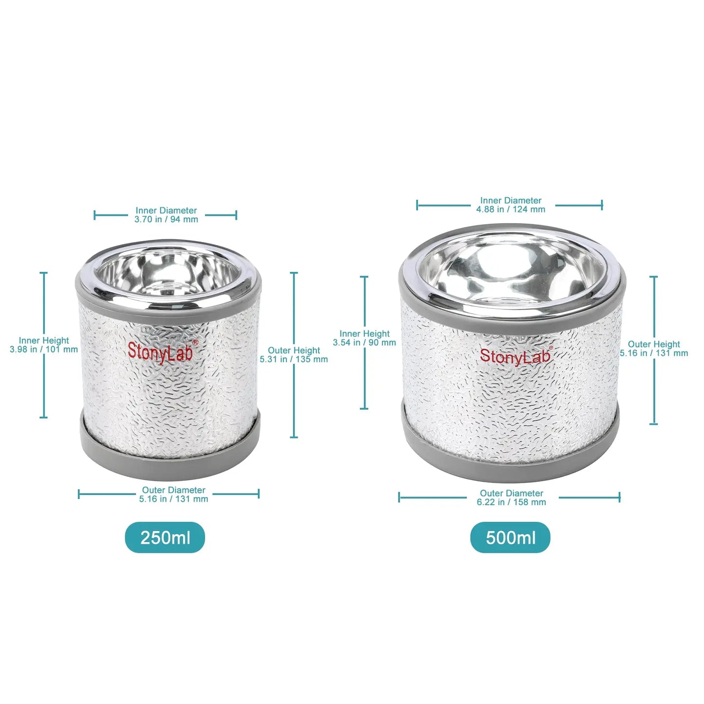 Dewar Flask, Low Form, 250 ml / 500ml Dewars