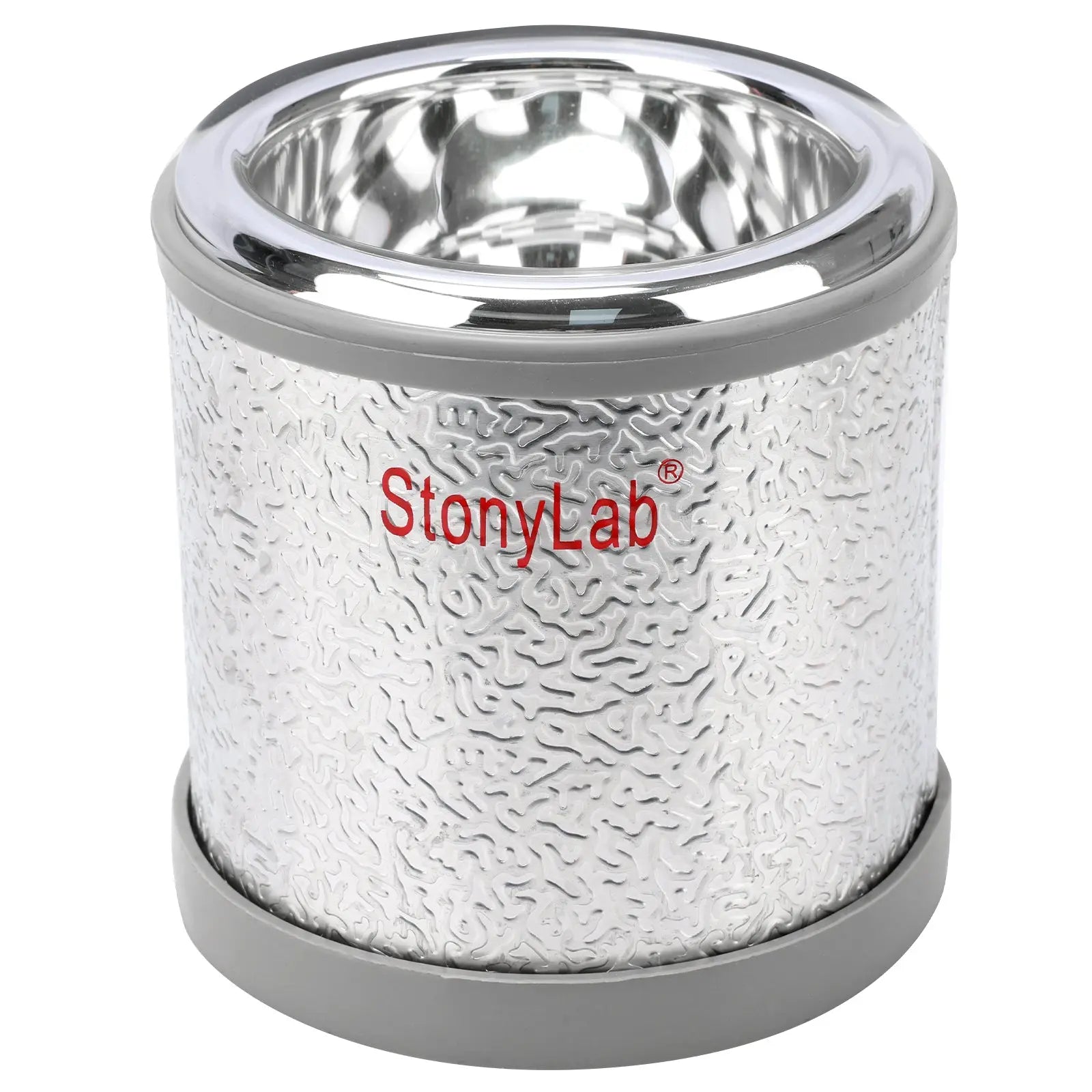 Alternative angle showing underlying build quality of StonyLab Cryogenic Dewar Flasks