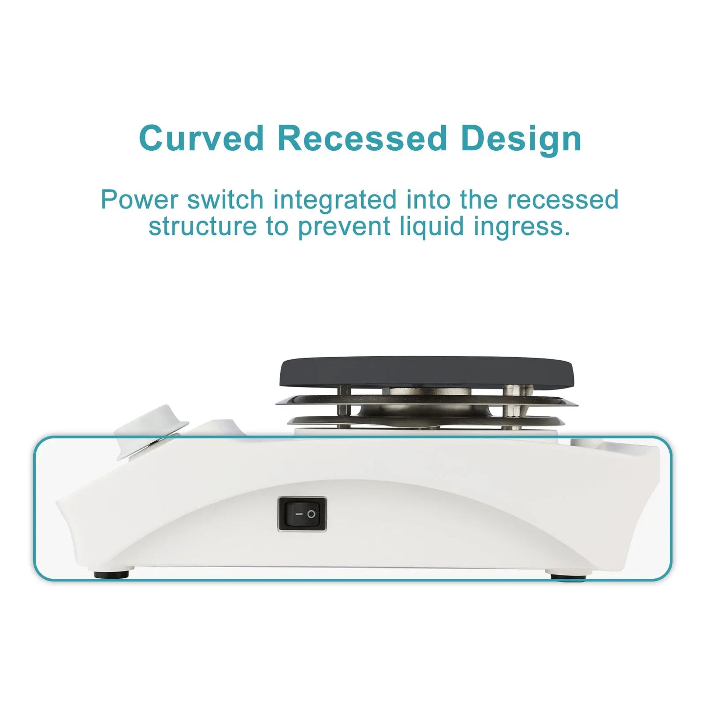 Digital Heating Magnetic Stirrer with Temperature Sensor, 20 L Max Capacity, 100-2000 RPM, Max 400°C, ± 0.2°C Accuracy, 5.7 inch Diameter Magnetic Stirrer