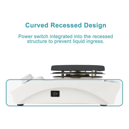 Digital Heating Magnetic Stirrer with Temperature Sensor, 20 L Max Capacity, 100-2000 RPM, Max 400°C, ± 0.2°C Accuracy, 5.7 inch Diameter Magnetic Stirrer