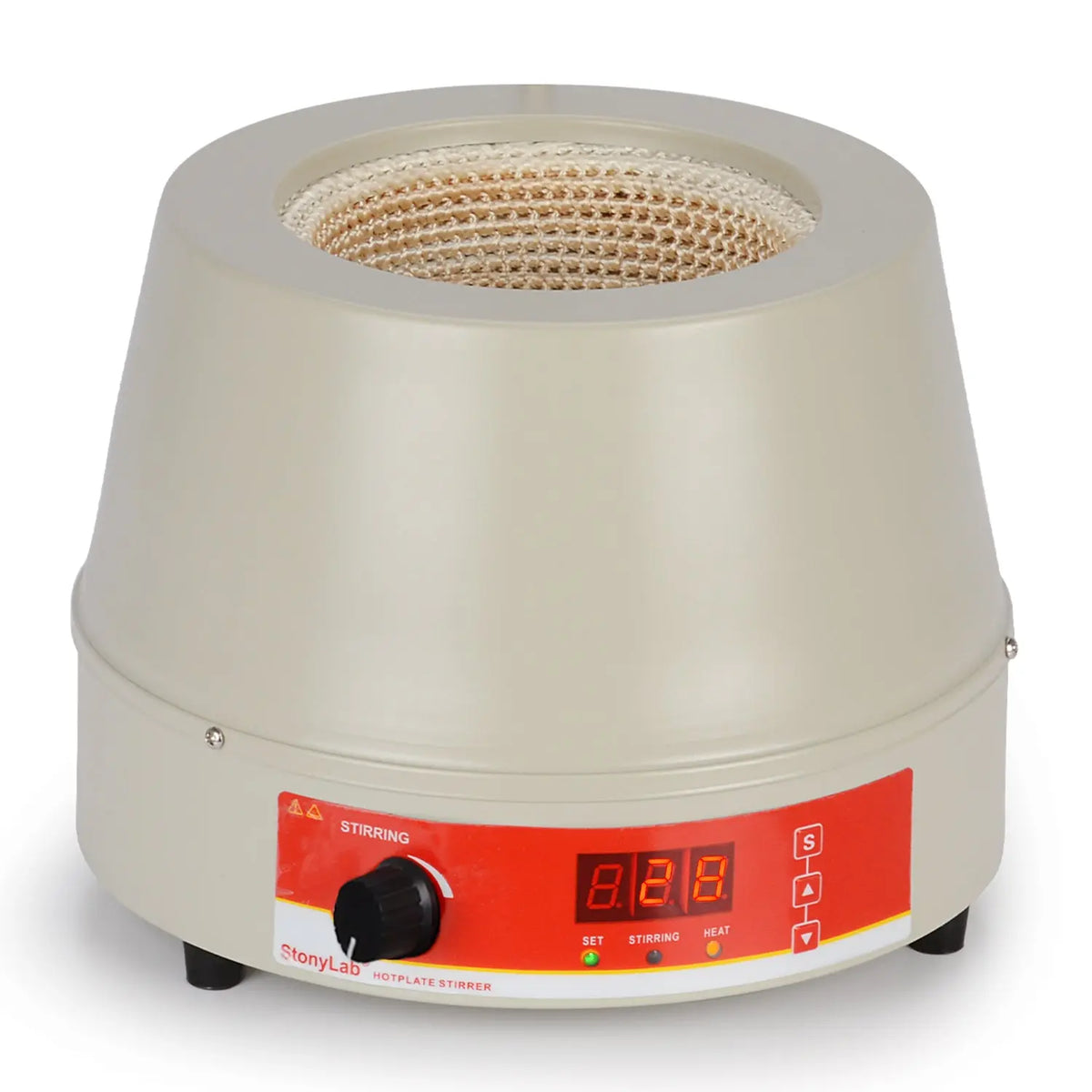 Digital Heating Mantle with Temperature Sensor, 250-1000 ml, 20-1200 RPM, RT-300°C Heating Mantles
