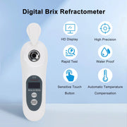 StonyLab Digital Refractometer 0-35 heavy duty chemical processing configuration