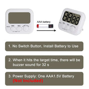 Alternative angle showing underlying build quality of StonyLab Basic Digital Timer