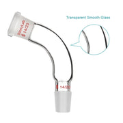 Side view and dimensional layout of the durable StonyLab Distillation Adapter