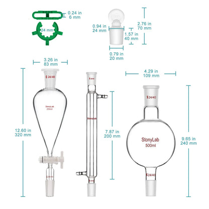Distillation Kit, 23 Pcs Kit-Distillation
