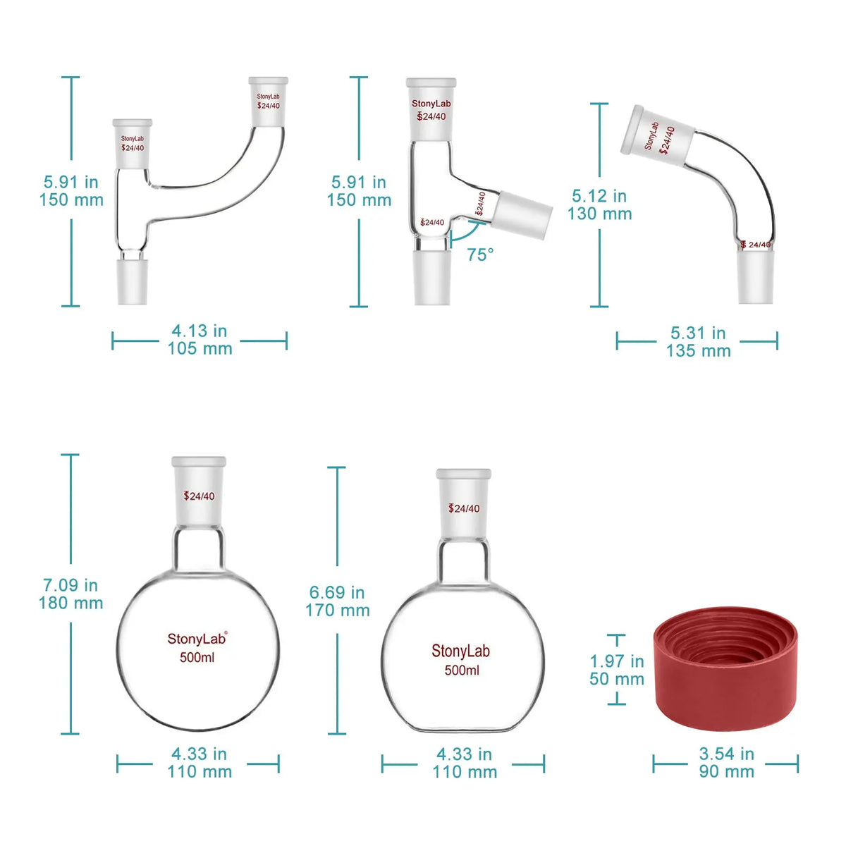 Distillation Kit, 23 Pcs Kit-Distillation