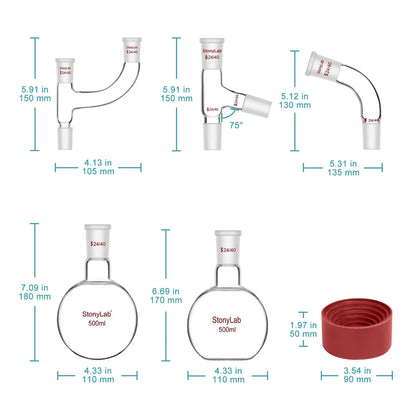 Distillation Kit, 23 Pcs Kit-Distillation