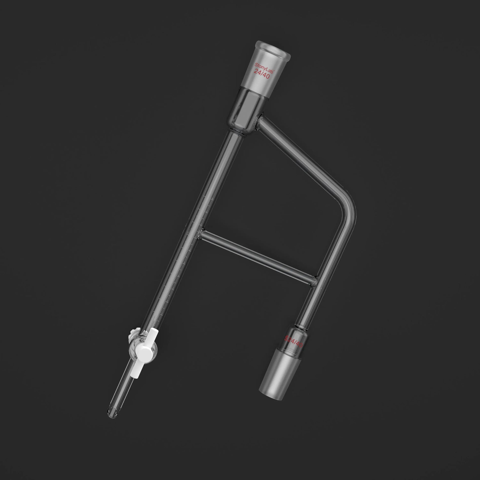 Distillation Receiver, Dean Stark, 10 ml, 24/40 Joint Adapters-Distilling