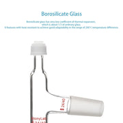 Detailed structural assembly component for StonyLab Distilling Thermometer Adapter with Screw Cap