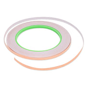 Close-up view showing the precise design and material of StonyLab Double-Sided Conductive Copper Foil Tape