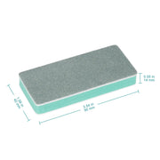 Side view and dimensional layout of the durable StonyLab Double Sides Electrode Polish Plate Buffer Sanding Pad