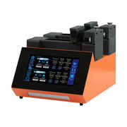 Close-up view showing the precise design and material of StonyLab Dual-Control Syringe Pump for 1-50 ml Syringes