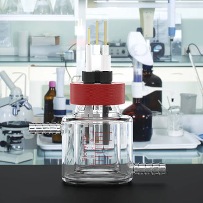 Dual-Layer Water Bath Sealed Electrochemical Cell [50-100 ml] Electrolyzer-Single Chamber