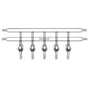 Comprehensive product view and setup components for StonyLab Dual-Manifold with Glass Stopcocks