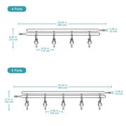 Close-up view showing the precise design and material of StonyLab Dual-Manifold with PTFE Stopcocks