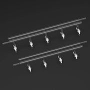 Detailed structural assembly component for StonyLab Dual-Manifold with PTFE Stopcocks