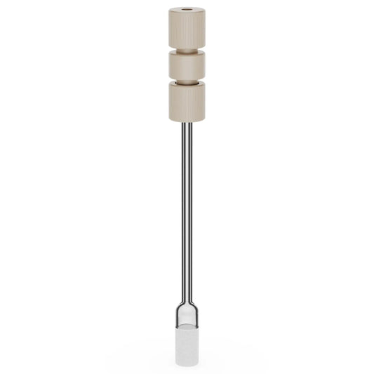 Electrochemical cell gas sparging kit with reusable PEEK connector and G1 borosilicate glass sparging tubes 3 mm OD StonyLab