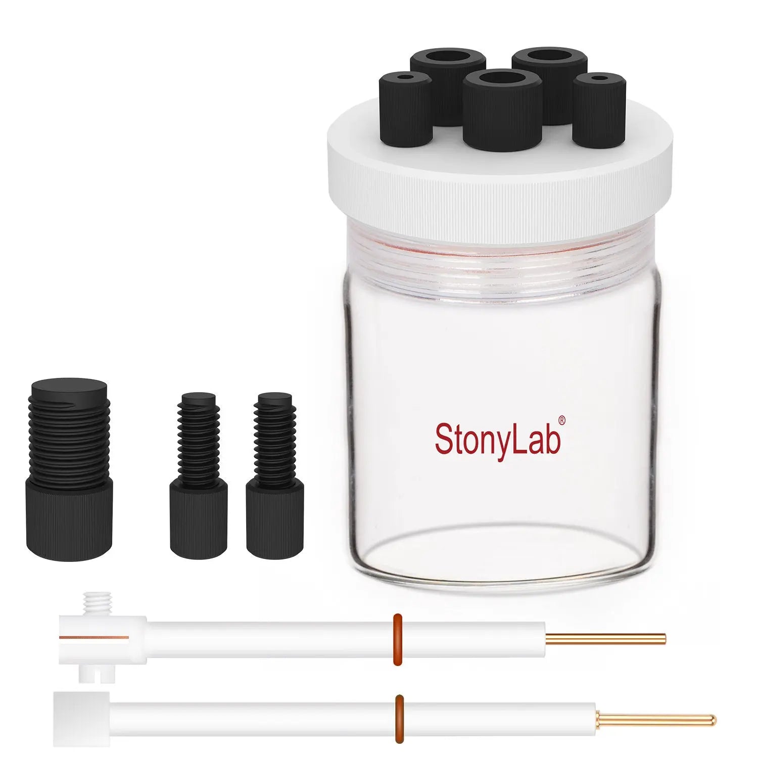 Lid Lab PTFE Lid Lab Cell Stonylab Single Chamber Electrolytic Cell Kit | 50ml ...