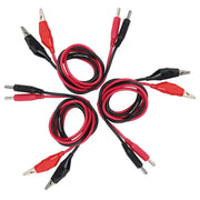 StonyLab Electrolytic Electronics Alligator Clip to Spade Lug Terminal Test Leads for professional laboratory applications