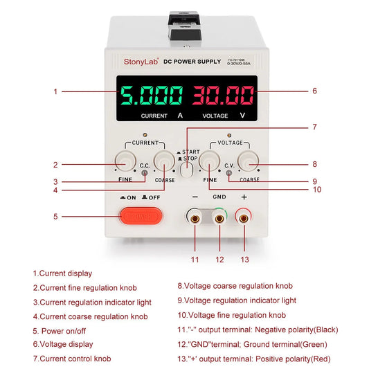 Electrolytic Single Output Switch Mode Digital DC Power Supply - StonyLab Electrochemistry - Accessories 