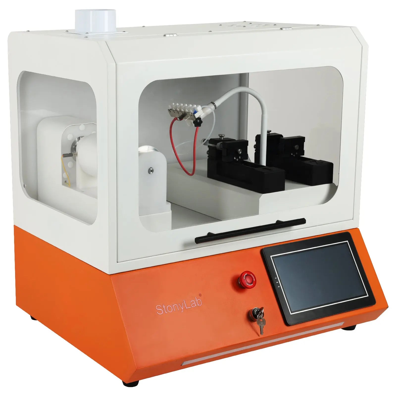 Comprehensive product view and setup components for StonyLab Electrospinning Machine