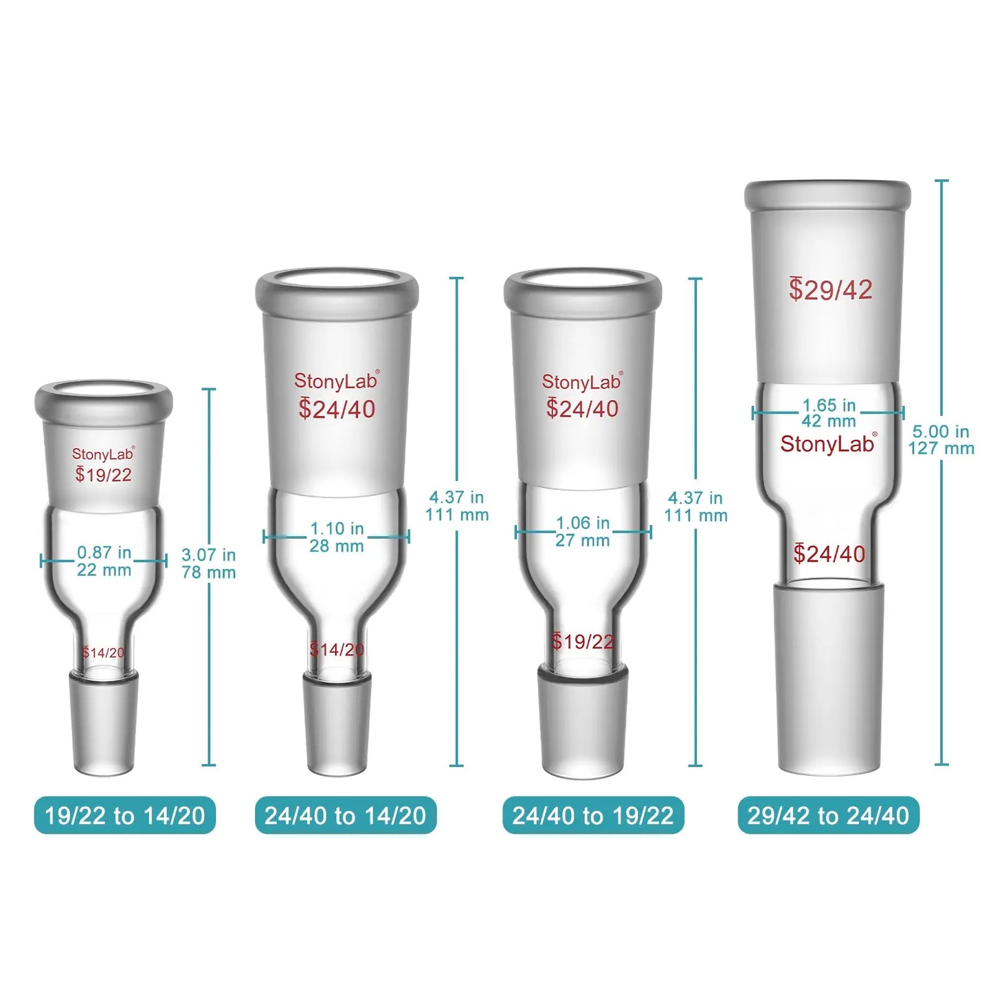 Enlarging Connecting Adapter Adapters-Connecting