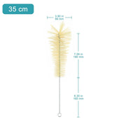 Close-up view showing the precise design and material of StonyLab Erlenmeyer Flask Brushes