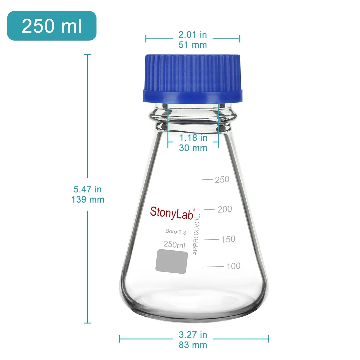 Borosilicate Erlenmeyer Flasks - Exclusive Warranty - 24/7 Service ...