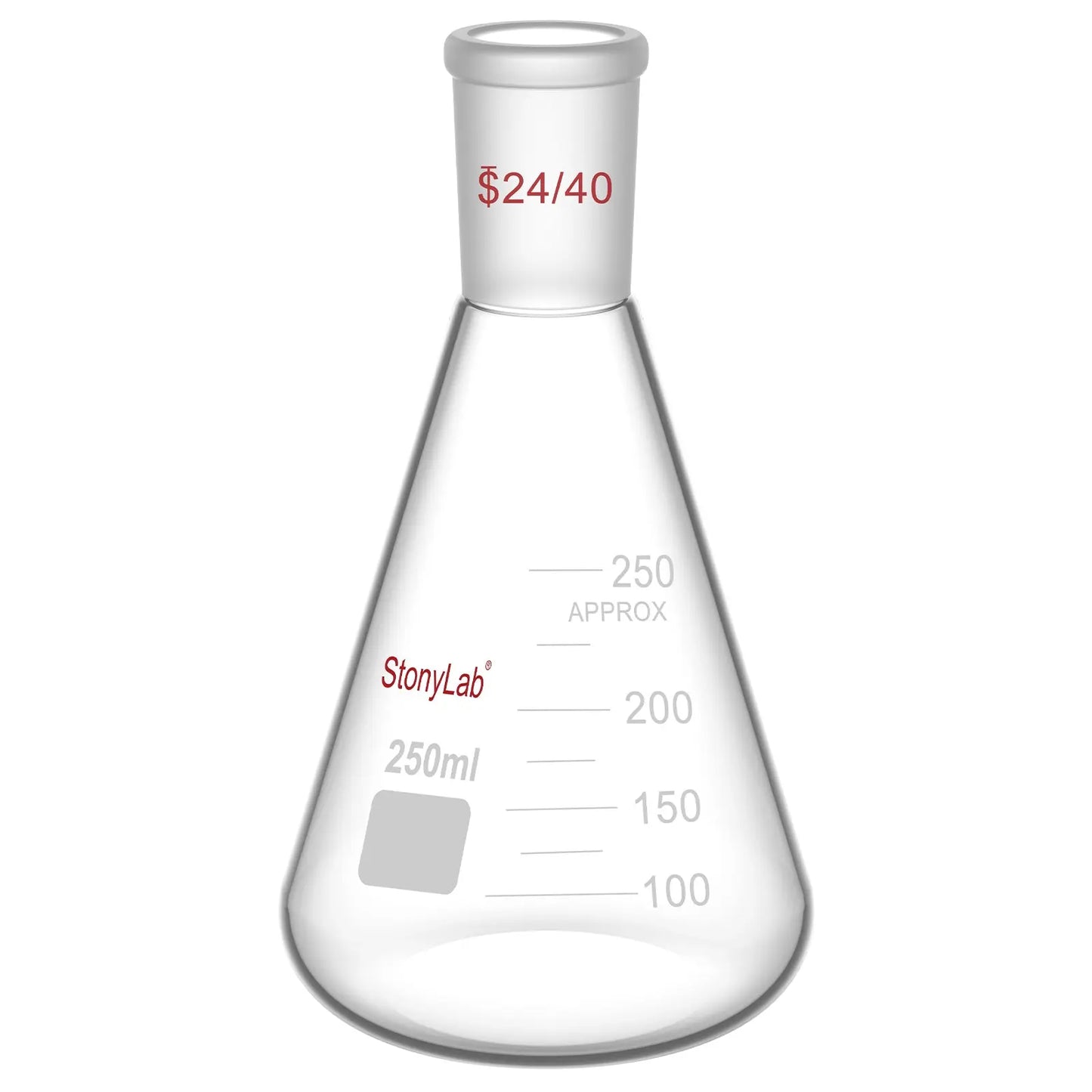 Erlenmeyer Flask with 24/40 Standard Taper Outer Joint Flasks-Erlenmeyer 250 ml