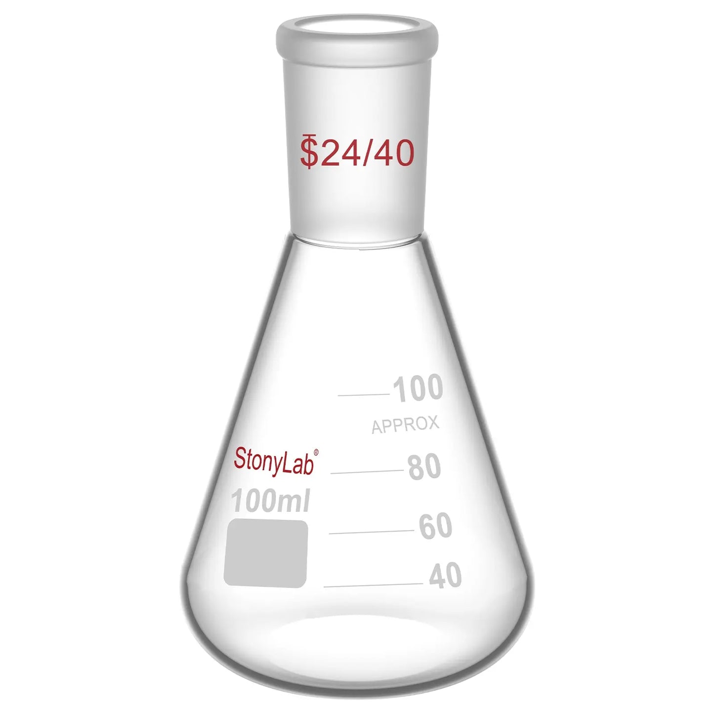 Erlenmeyer Flask with 24/40 Standard Taper Outer Joint Flasks-Erlenmeyer 100 ml