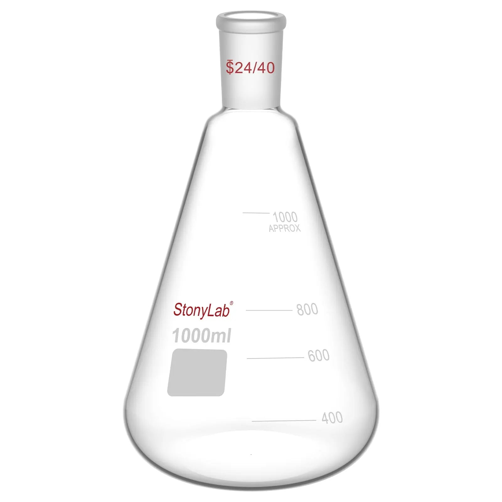 StonyLab Erlenmeyer Flask with 24 for professional laboratory applications