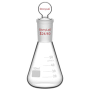 Comprehensive product view and setup components for StonyLab Erlenmeyer Flask with Glass Stopper