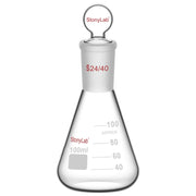 Comprehensive product view and setup components for StonyLab Erlenmeyer Flask with Glass Stopper