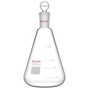 StonyLab Erlenmeyer Flask with Glass Stopper for professional laboratory applications