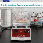 Borosilicate glass evaporating dish 90–150 mm diameter with flat bottom and pouring spout for laboratory evaporation StonyLab
