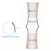 Alternative angle showing underlying build quality of StonyLab Female to Female Adapter Connector