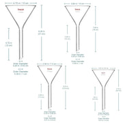 Close-up view showing the precise design and material of StonyLab Filter Funnel