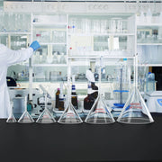 Borosilicate glass laboratory filter funnel for routine filtration and liquid transfer, available in 50–180 mm diameter sizes StonyLab