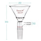 Filter Funnel, Hose Connection Funnels - Glass/Powder/Weighing/Equalizing 90-mm