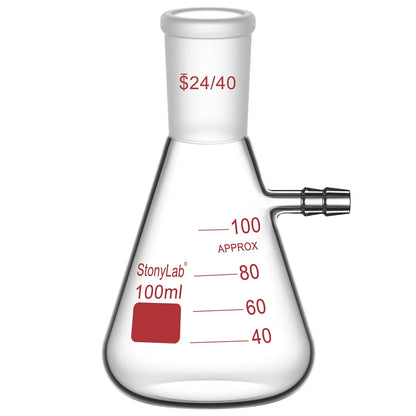 Filtering Flask, 24/40 Standard Taper Outer Joint, 50-1000 ml Flasks-Filtering