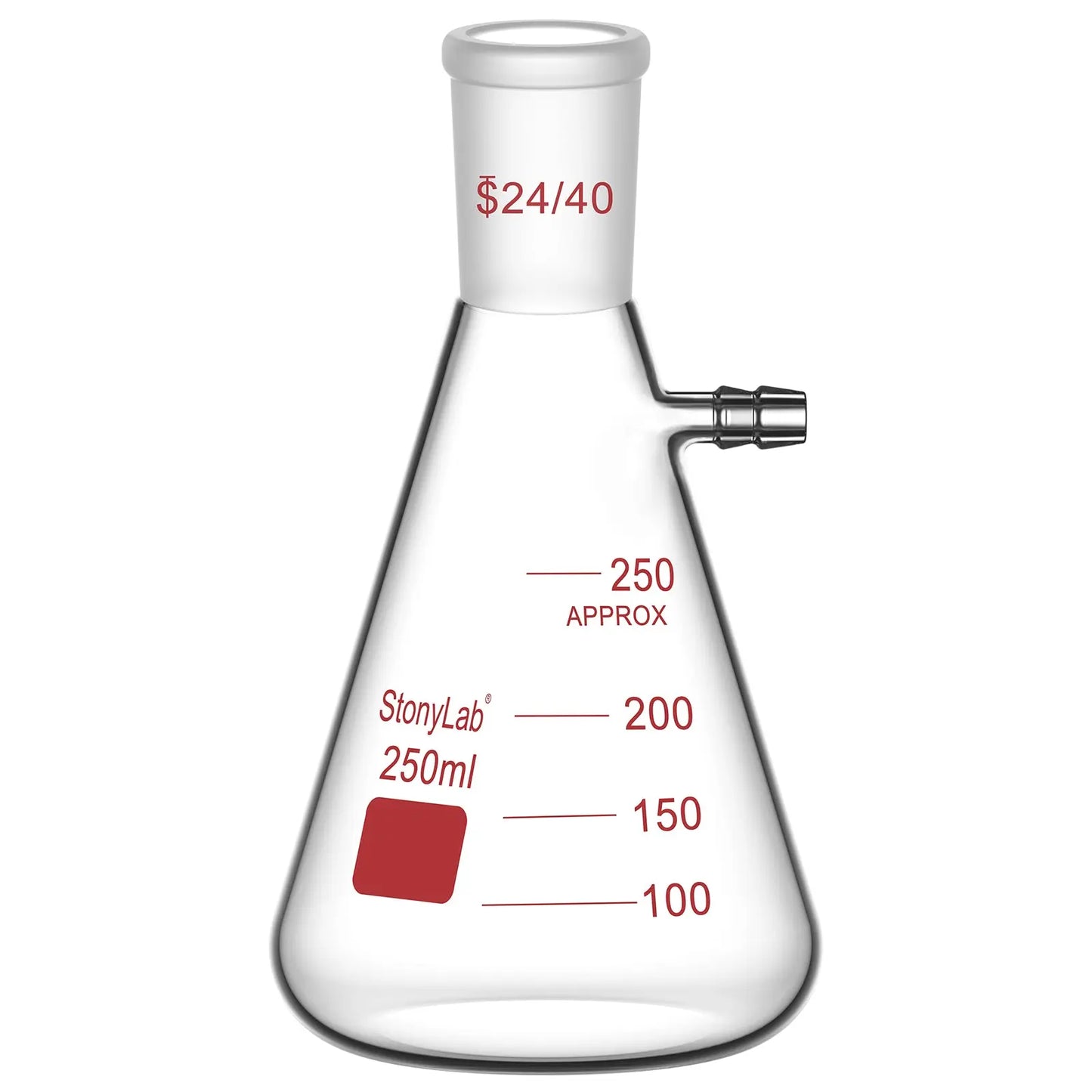 Filtering Flask, 24/40 Standard Taper Outer Joint, 50-1000 ml Flasks-Filtering