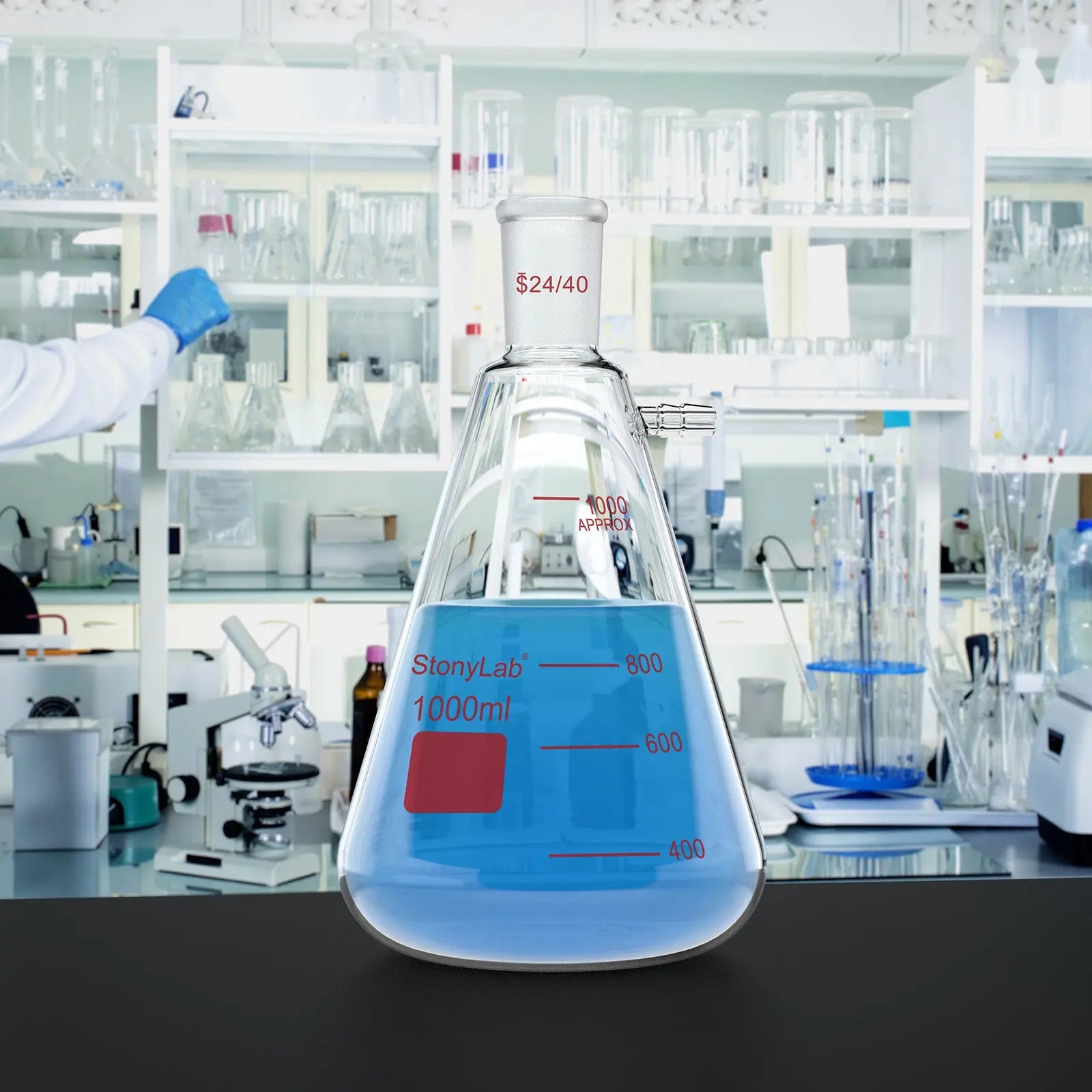 Filtering Flask, 24/40 Standard Taper Outer Joint, 50-1000 ml Flasks-Filtering